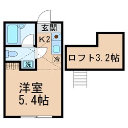 ヒルスミキ上倉田の物件間取画像